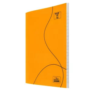 Cahier piqûre XL 192p seyès YAMAMA orange