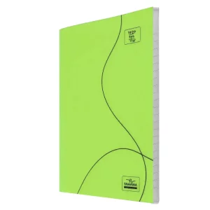Cahier piqûre XL 192p seyès YAMAMA vert