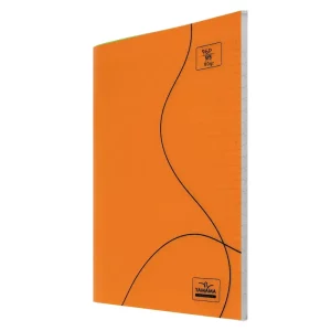 Cahier piqûre XL 96p seyès YAMAMA orange