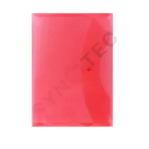 Chemise à bouton 24x32cm rouge transparent Purple 1300013