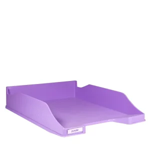 Corbeille à courrier violet pastel Purple Essential 2401502