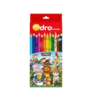 Crayons de 12 couleurs Dro