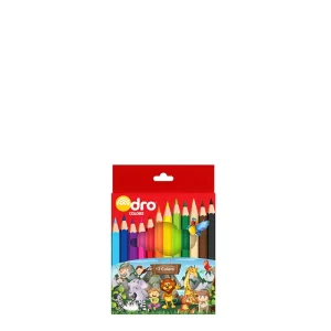 Crayons de 12 couleurs Dro