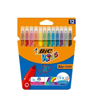 Feutre de 12 couleurs Bic Kids