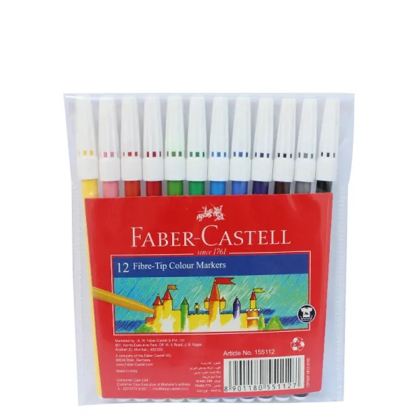Feutre de 12 couleurs Faber-Castell