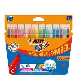 Feutre de 18 couleurs Bic Kids