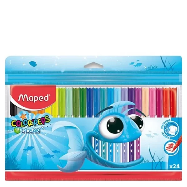 Feutre de 24 couleurs Maped Ocean