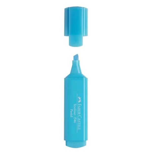 Marqueur fluo bleu pastel Faber-Castell 1546