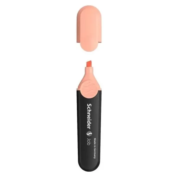 Marqueur fluo orange pastel Schneider Job