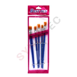 Pochette de 6 pinceaux plats Best Pen