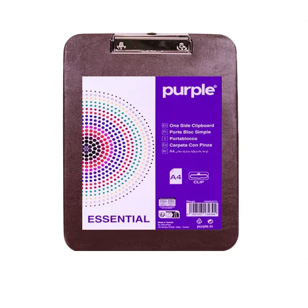 Porte bloc simple Purple marron