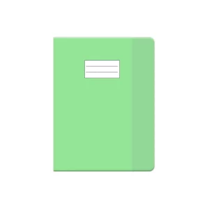 Protège cahier PM cristal vert Purple