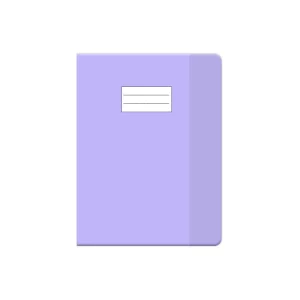 Protège cahier PM cristal violet Purple