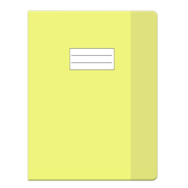 Protège cahier XL cristal jaune Purple