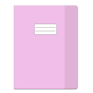 Protège cahier XL cristal rose Purple