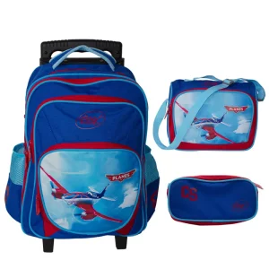 Sac à Dos Chariot+PG+Trousse COOL SCHOOL Planes (LB-1637-21)