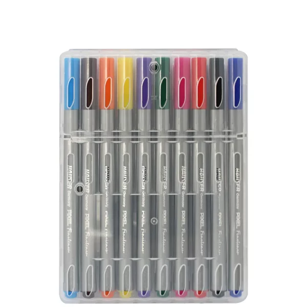 Pochette de 10 stylos à pointes fines Hauser Pixel