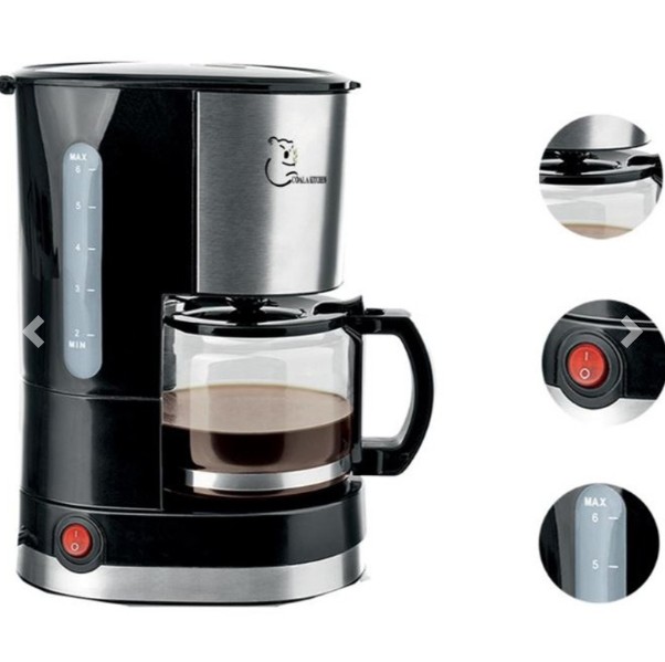 Cafetière Électrique COALA BROWN 600W – Inox