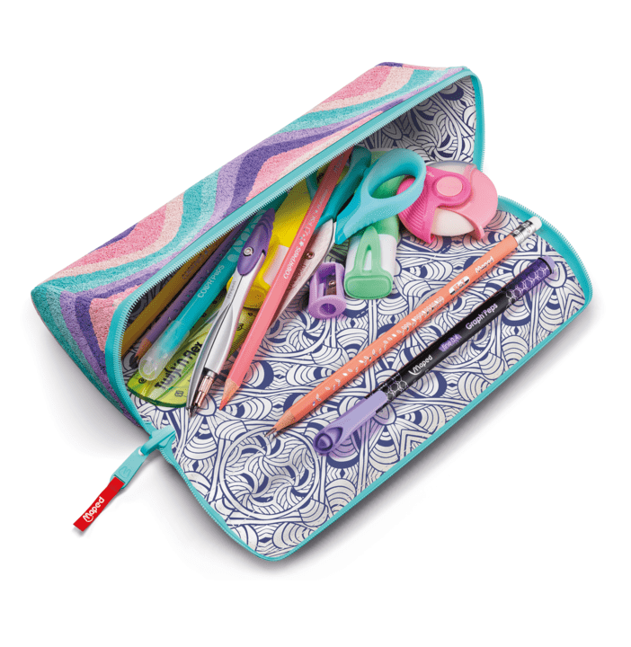 Trousse scolaire Maped avec ouverture XXL – Collection Pastel